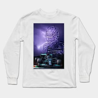 Man Like Thunder - Sir Lewis Hamilton Long Sleeve T-Shirt